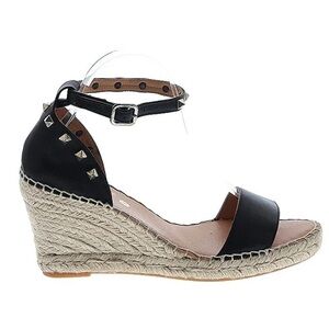 Maypol Made in Spain Open Toe Leather Wedge Heels  Size EU 41